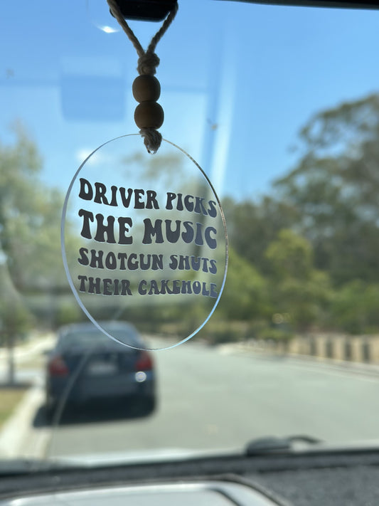 Car Dangle - Driver Picks the Music