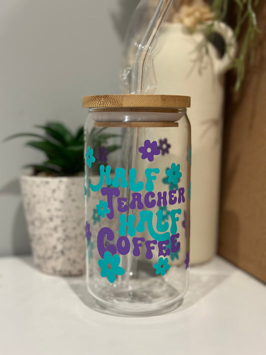 Half Teacher Half Coffee Can Cup