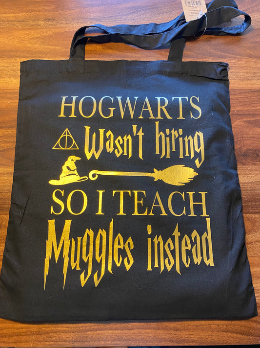Tote Bags - I teach Muggles instead