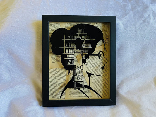 Library Lady Frame