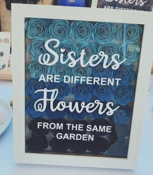 Sisters Flowers Frame