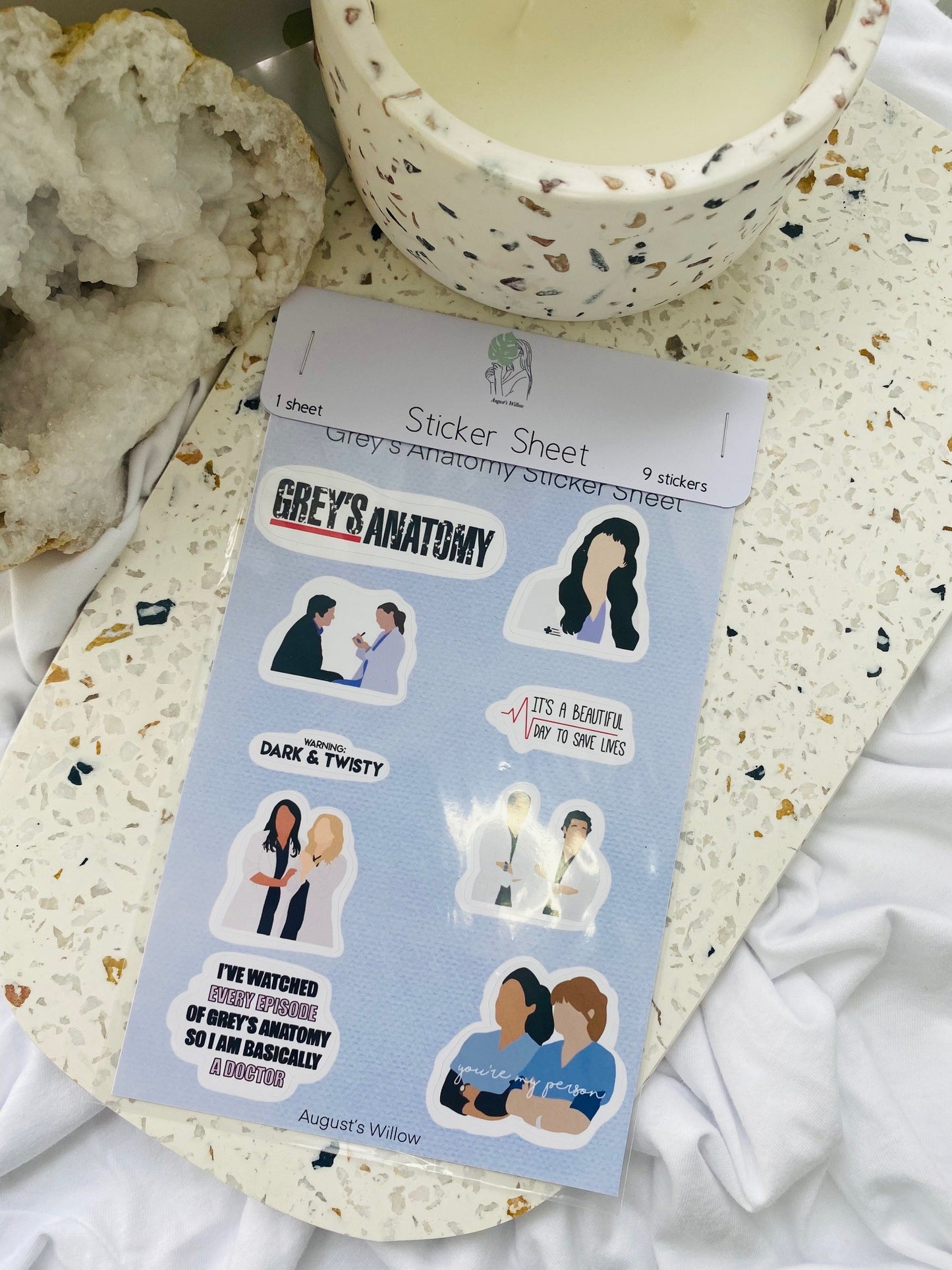 Grey's Anatomy Sticker Pack